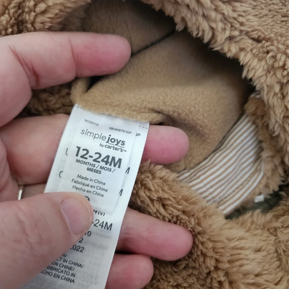 Jan - Simply Joy by Carter Little Bear Hat and Mittens 12 to 24 Months